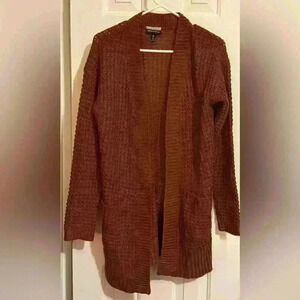 Allison Brittney Brown Knitted Cardigan